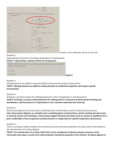 Materials Science & Metallurgy Quiz: Crystal Structures, Phase Diagrams