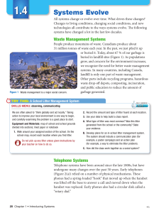 Systems Evolution: Waste, Phones, & Education