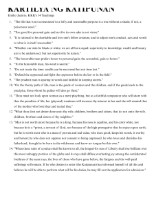 Kartilya ng Katipunan: Emilio Jacinto's 14 Teachings & Principles