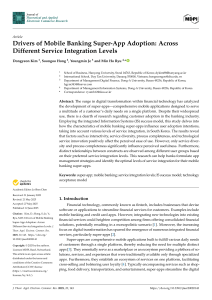 Drivers of Mobile Banking Super-App Adoption: Service Integration Levels
