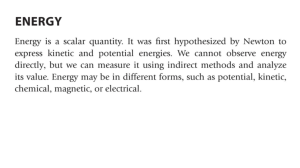 Energy Transfer in Open Systems: Thermodynamics & Flow Work