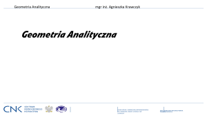 Analytical Geometry Textbook