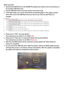 GIGABYTE BIOS Flash SOP: Step-by-Step Update Guide