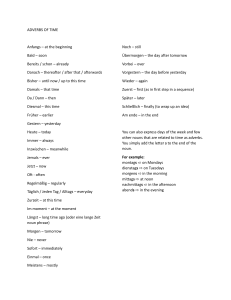 German Adverbs: Time, Manner, Place | Language Learning Guide