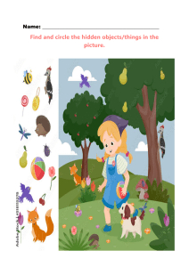 Hidden Objects Worksheet for Kids | Find & Circle Activity