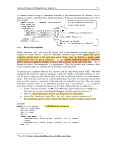 SystemVerilog Deferred Assertions: Advanced Topics & Examples