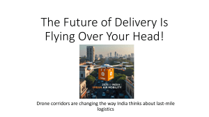 India's Drone Corridors: The Future of Delivery & Logistics