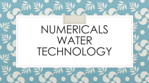 Water Technology Numericals: Softening, Hardness & Alkalinity Calculations