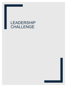 Leadership Challenge: Blake Sports Apparel Case Study & Action Plan