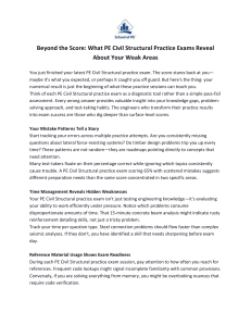 PE Civil Structural Exam: Analyze Practice Tests for Success