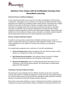 AI Certification Courses | Ascendient Learning