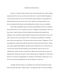 Indian Horse: Family Impact Essay
