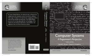 Computer Systems: A Programmer's Perspective