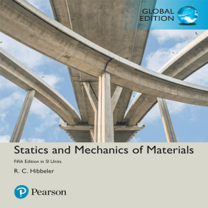 Statics and Mechanics of Materials 5th Ed SI Units | R. C. Hibbeler