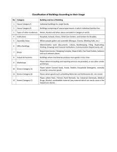 Building Classification by Usage: Residential, Commercial, Industrial Types