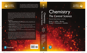 Chemistry: The Central Science 15th Global Edition | Brown et al. Textbook