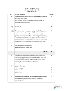 Marking Scheme for SPM 2024 Physics Paper 2 Trial