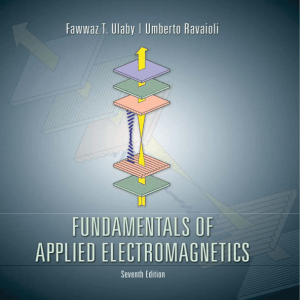 Fundamentals of Applied Electromagnetics 7th Ed | Ulaby & Ravaioli