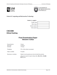 CSIT213 Java Programming Lab 4: Object-Oriented Design & Implementation