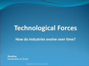 Technological Forces: Industry Evolution, Innovation & Workplace Change