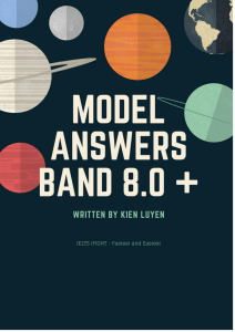 IELTS Model Answers Band 8.0+ by Kien Luyen | Study Guide