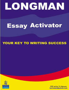 Academic Writing Phrases & Vocabulary