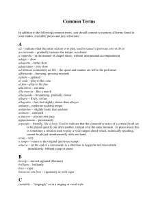 Common Musical Terms: A Reference Guide