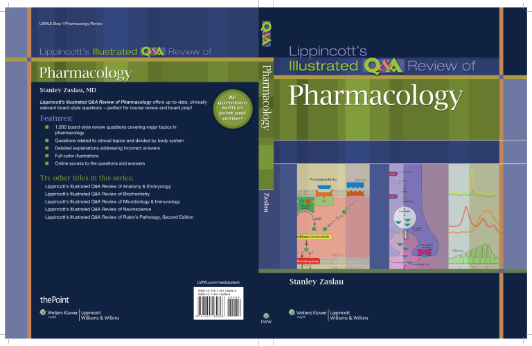 Lippincott's Illustrated Q&A Review of Pharmacology USMLE Step 1 Prep
