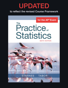 The Practice of Statistics, 6th Edition Textbook