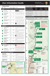 Zion National Park Hiking & Shuttle Guide