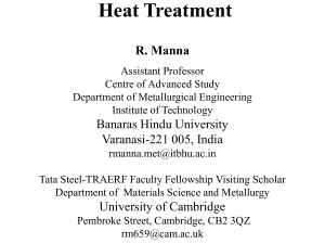 Heat Treatment: Fundamentals & Processes in Metallurgy