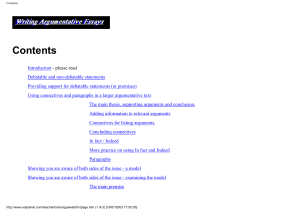 Writing Argumentative Essays: A Comprehensive Guide for Students