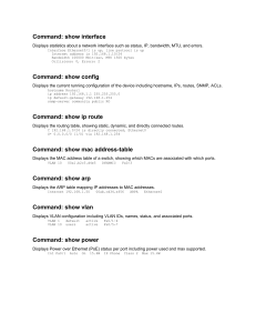 Network Device Configuration Guide