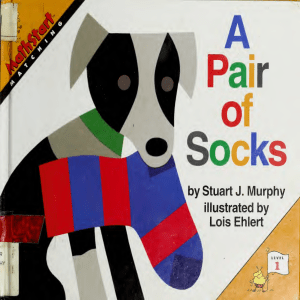 A Pair of Socks: MathStart Matching Patterns for Kids