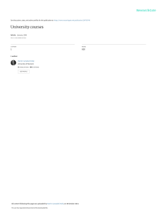 University Courses: History of Computing Education