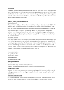 Counselling Case Study: Child Mental Health & Academic Stress in HK Schools