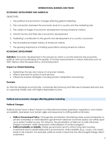 Economic Development & Global Marketing in the Americas: Business Guide