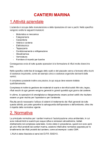 Cantieri Marina: Gestione Rifiuti e Conformit&agrave; Ambientale