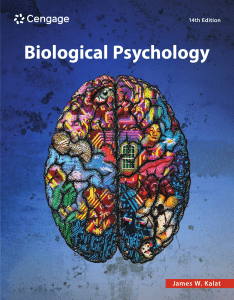 Biological Psychology 14th Edition by James W. Kalat - Cengage Learning