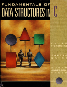 Fundamentals of Data Structures in C | Textbook by Horowitz, Sahni, Anderson-Freed