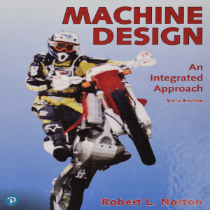 Machine Design: An Integrated Approach 6th Edition Textbook