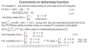 Delta/Step Function, Convolution & LTI Systems in Electrical Engineering
