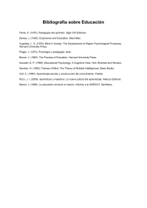 Bibliografía de Educación: Pensadores Clave y Obras