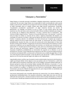 Caso de Estudio: Finanzas Inmobiliarias y An&aacute;lisis de Proyectos