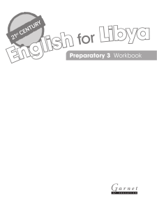 English for Libya Preparatory 3 Workbook