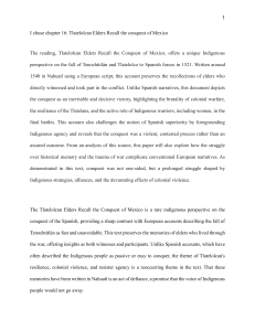 Tlatelolcan Elders & Conquest of Mexico: Indigenous Perspective