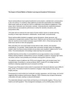 Social Media & Student Learning: Impact & Strategies