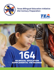 Texas Bilingual Education: Vietnamese Supplemental Exam Prep