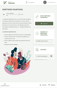 Drøftende Fagartikkel