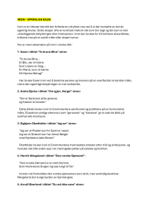 Ironi i norsk poesi: Analyse og eksempler